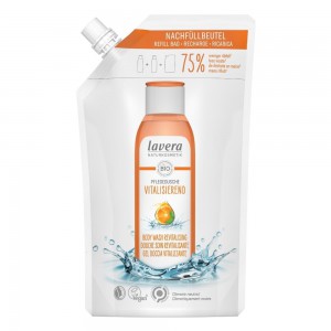 lavera Revitalizující Sprchový gel s pomerančovo-mátovou vůní 500 ml - náhradní náplň