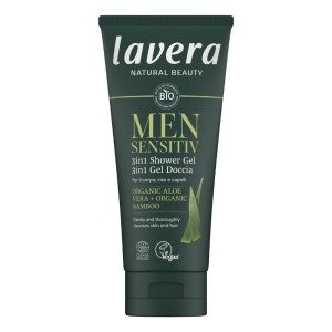 lavera Pánský sprchový gel Sensitive 3v1 200ml