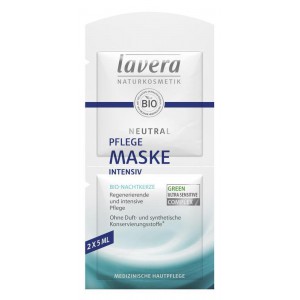 lavera NEUTRAL Přírodní pleťová maska 2x5 ml