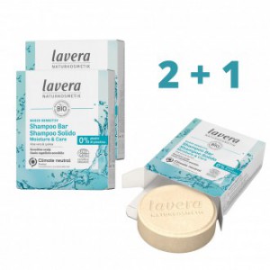 lavera Akce 2+1 Basis Tuhý šampon pro citlivou pokožku 50 g